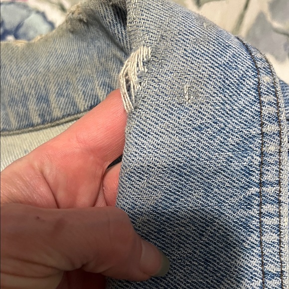 Harley-Davidson Blue Denim Vest with Bold Patches Vintage - Picture 10 of 13